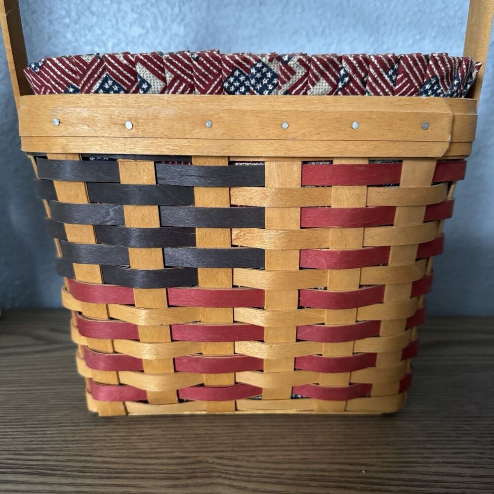 Longaberger 1998 Americana 25th Anniversary Basket & 1997 Inaugural Basket - Picture 5 of 8